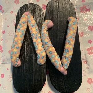Japanese Wooden Geta Shoes